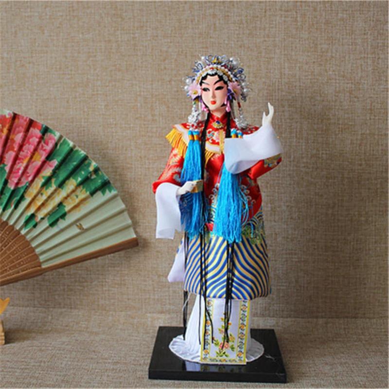 Beautiful Beijing Opera dolls Chinese style Peking Opera Silk doll Beijing special gifts Chinese cultural Rag doll sushi boat