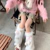Ženy Kožešiny Nohy Teplejší Zimní Chlupaté Dlouhé Boty Manžety Fuzzy Návleky na boty Společenský kostým na sváteční festivalová představení Play