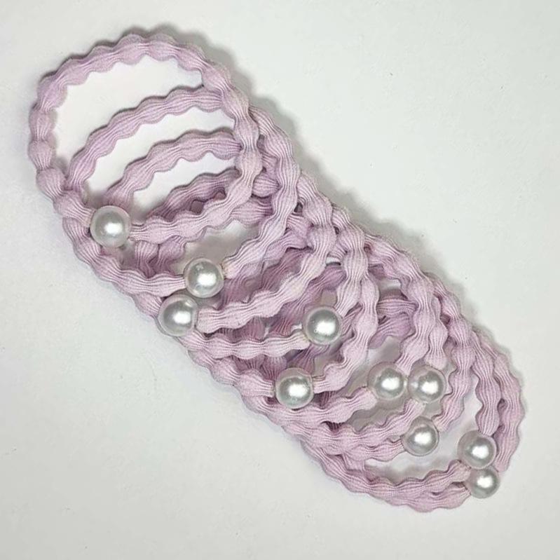 Candy Color High Elasticity Sports Hair Tie - No Damage Classic Ponytail Styling Accessory