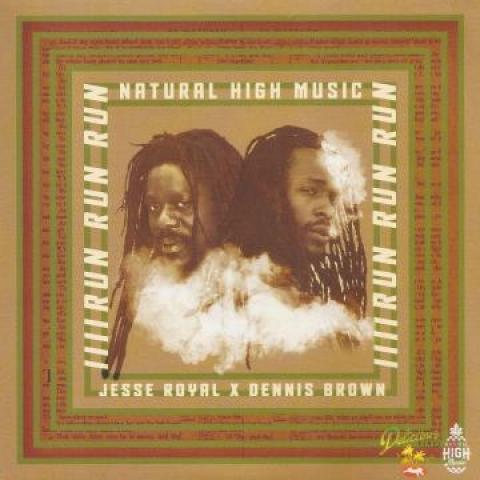 7inch Record JESSE ROYAL, DENNIS BROWN - Run Run Run / Dub DVIEU001 Natural High Mu 2018 Europe Reggae, Ska & Dub