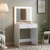 US Vanity Desk With Mirror And Lights Dressing Table With Drawer 3 Adjustable Lighting Modes LED Mirror Vanity Table For Bedroom