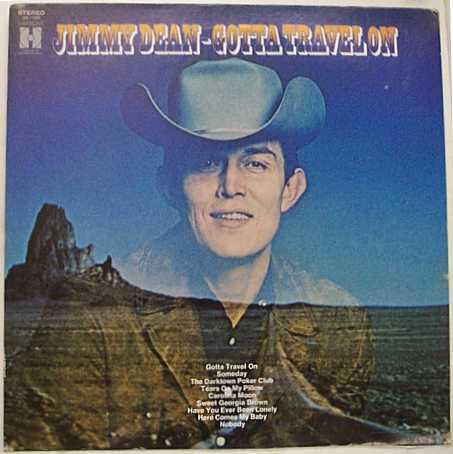 

LP Record JIMMY DEAN - Gotta Travel On HS11356 Harmony 1969 US Folk Used