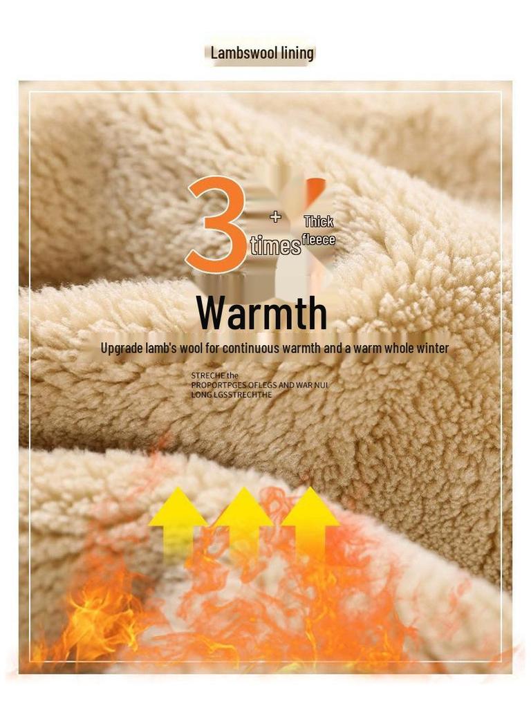 Women's High-Waist Fleece-Lined Cuffed Sweatpants - Thick Grey Joggers for Autumn/Winter 2024