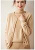 Women's Versatile Round Neck Casual Cashmere Knit Cardigan - Lightweight, Large Size Outerwear