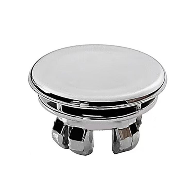 4er-Pack Überlaufabdeckungen für Waschbecken im Badezimmer, Kunststoff, Chrom-Finish, für universelle Keramikbecken, Lochabdeckungen