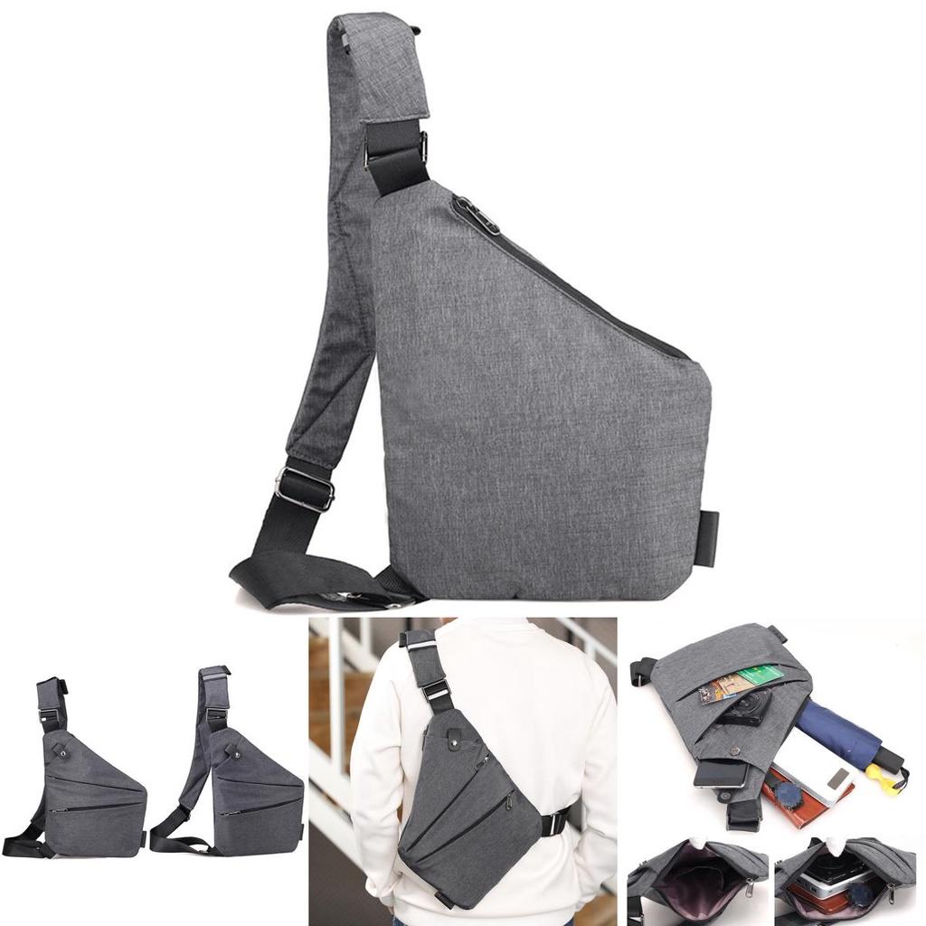 High-grade Oxford Cloth Crossbody Bag Ideal For Casual Business Or Travel With Adjustable Design