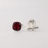 Rosa Rubellit Edelstein 925 Sterling Silber Handgemachter Schmuck Herren Anzug Manschettenknopf 1" Für Hochzeit CL-9-6