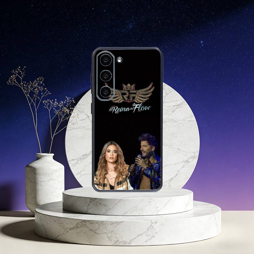 Queen of Flow La Reina Del Flow Phone Case For Samsung Galaxy A73,A72,A71,A70,A53,A52,A51,Others Soft Black Cover