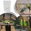 Automatic Bird Feeder Weatherproof Anti-Splash Food Dispenser Pet Bird Cage Feeder For Parakeet Cockatiel Canary Conure Cockatoo