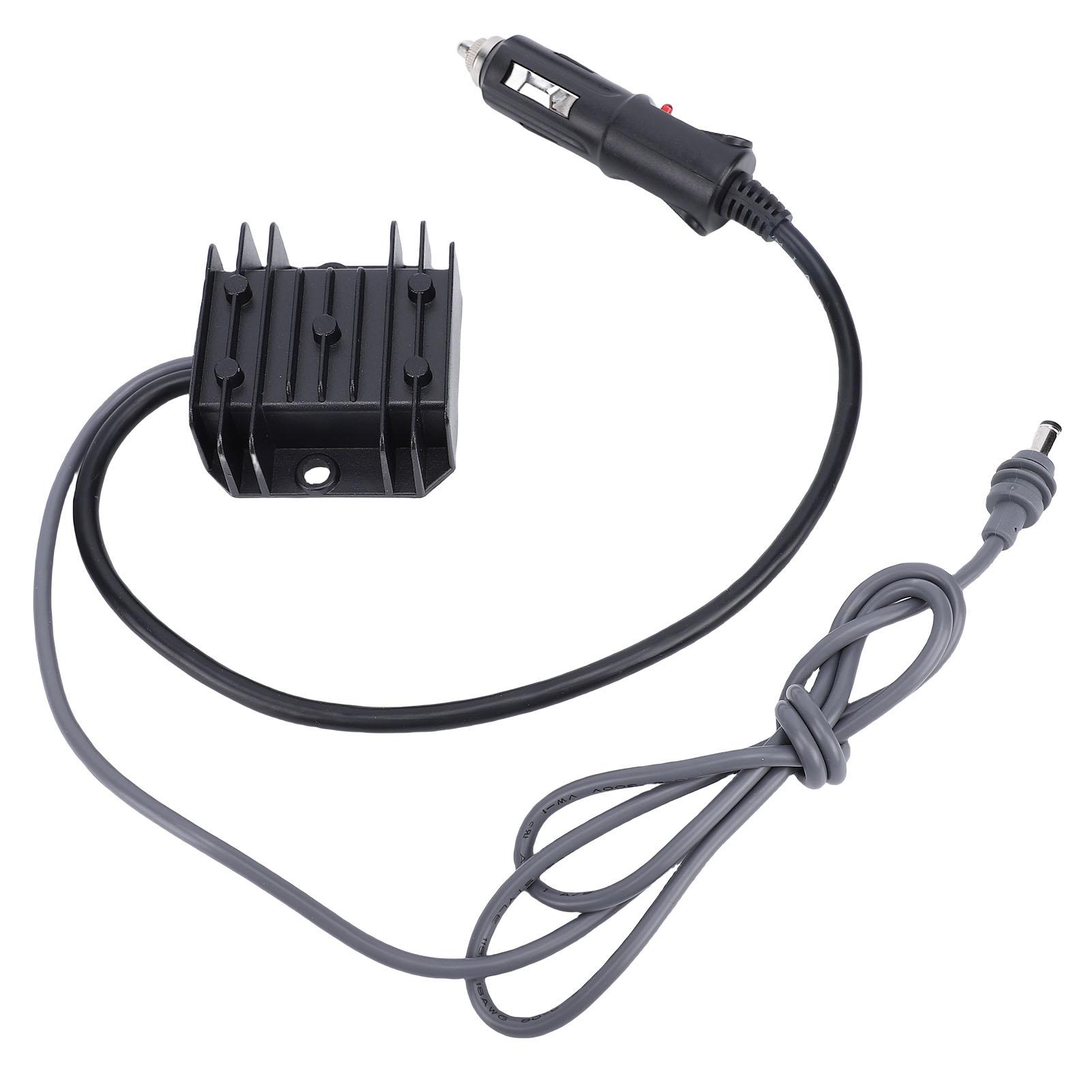 

Step Up Power Adapter with Cigar Lighter Plug 16AWG Power Cord Step Up Converter for Car RV Boat Trailer