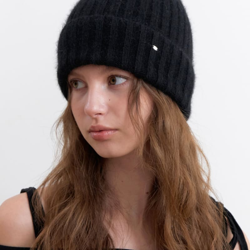 

KINDABABY soft knit beanie - black BLACK