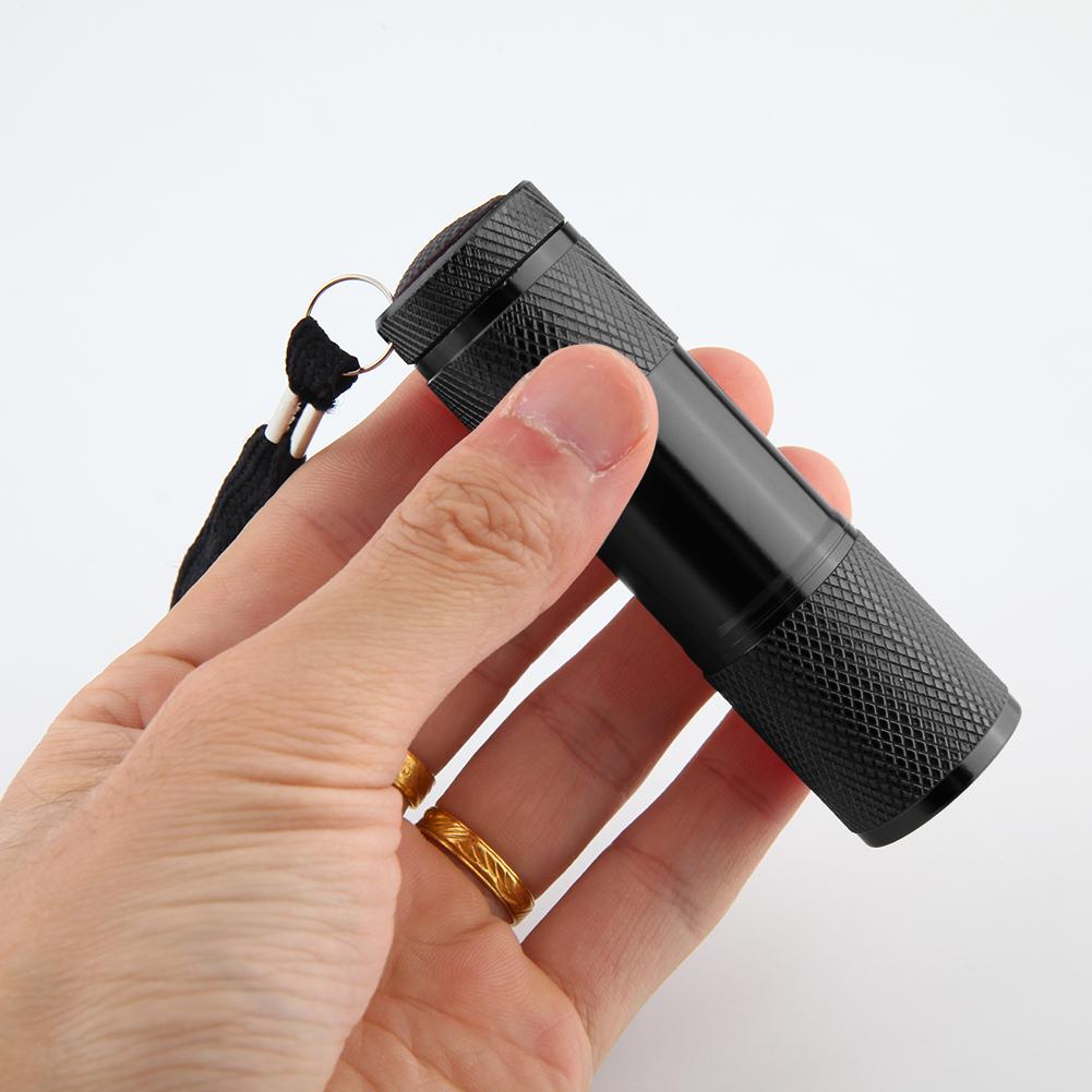 365/395nm Mini LED Flashlight Ultraviolet UV Portability Lamp Urine Stains Detector Light