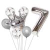 Gold Crown Balloon Set for First Birthday Party Decorations