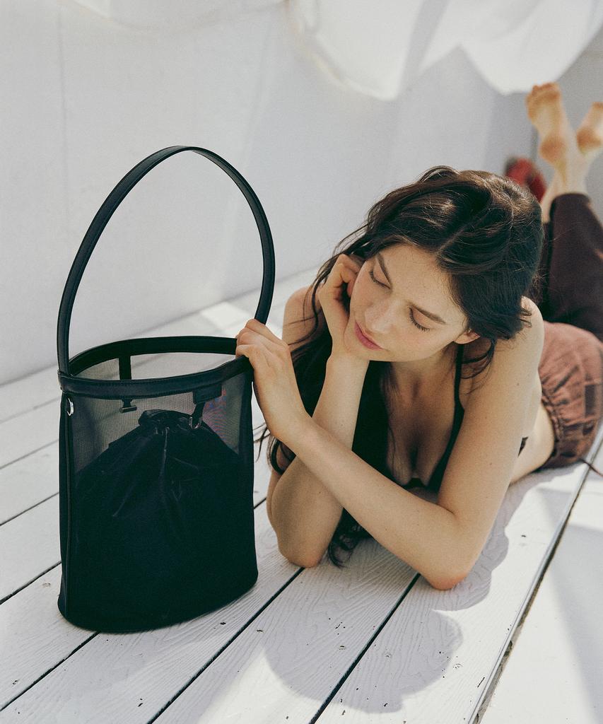 Moremorr Onde Bag Mesh Bag Black