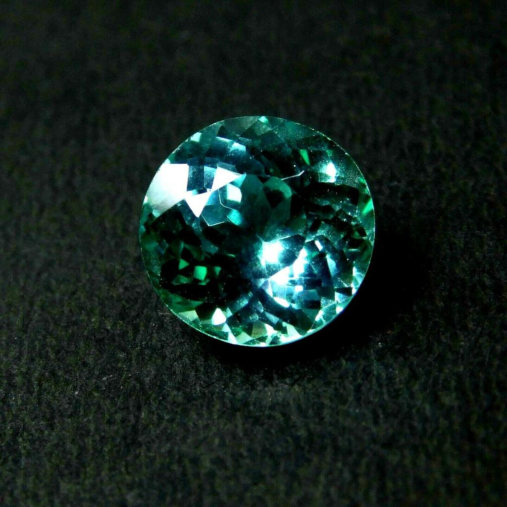 Natural Bluish Green Grandidierite Loose Gemstone 10.10 ct Round Cut for Jewelry Making and Crafts