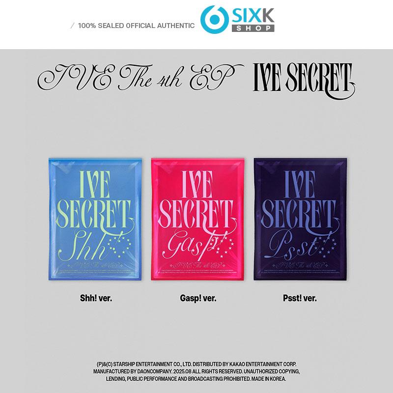 [Pre-order] IVE Mini Album Vol.4 [IVE SECRET] (LUCKY DRAW)