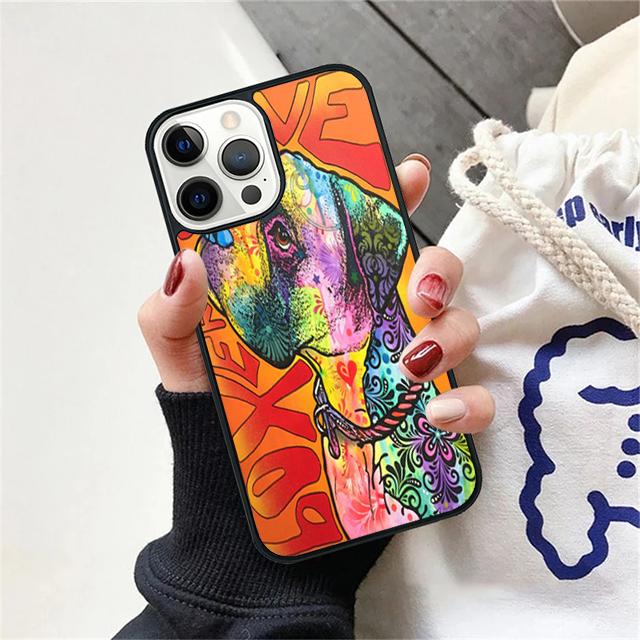 Boxer Dog Puppy Puppies Design Phone Case Cover For iPhone 17 Air 15 16 Pro Max 14 13 12 11 Pro Max Plus Coque