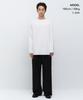 MUSINSA STANDARD Layered Crew Neck Long Sleeve T-Shirt_Regular Length [White]