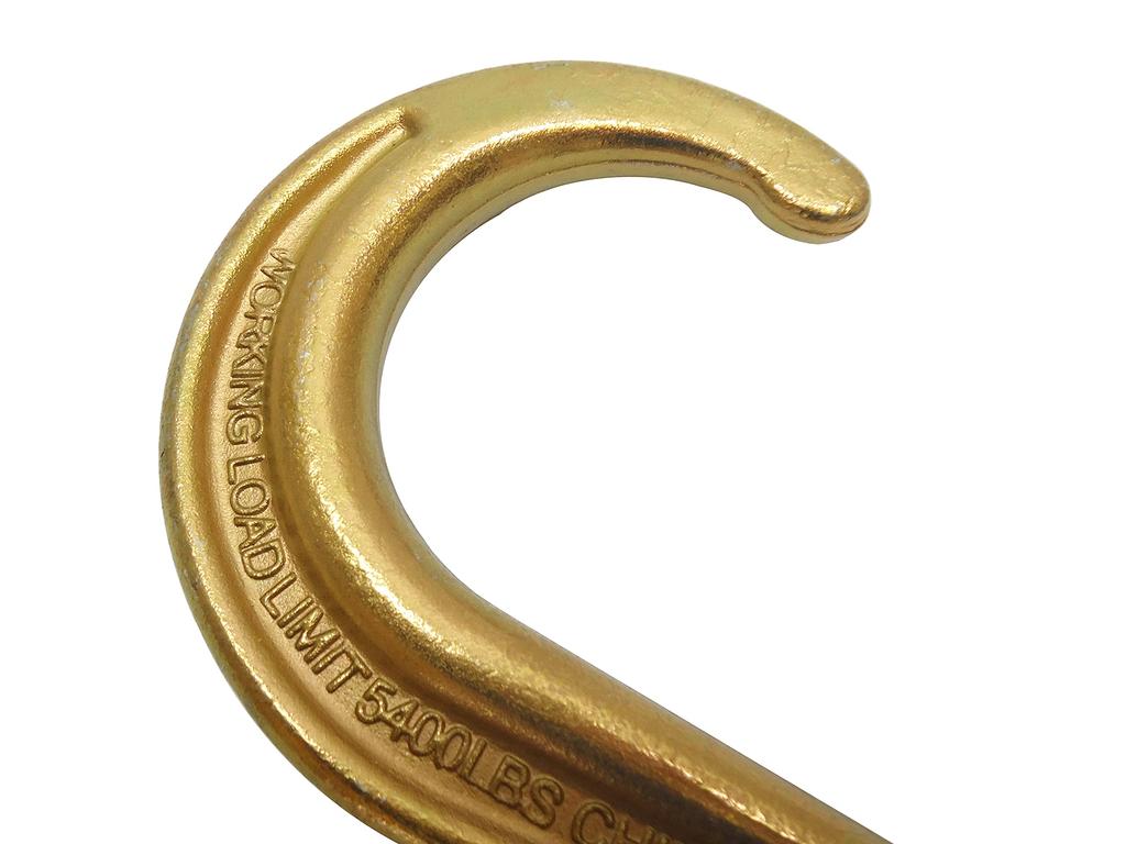 8-inch Short J-Hook with Ring for Towing Chains, Tow Trucks, Winch, Loading Vehicles, Towing Supplies, Tools