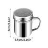 Pack of 2 Food Grade 304 Stainless Steel Flour Shakers Including Removable Sifter Comfort Handle Icings Sugar Sieves