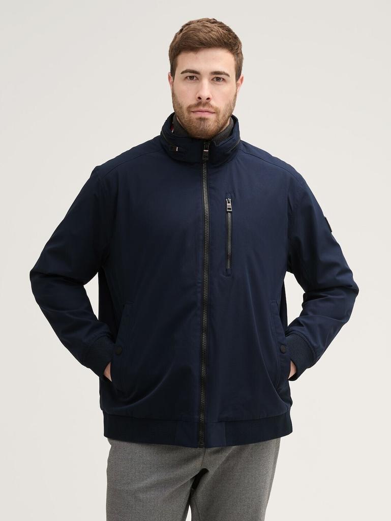 Mid-season Jacket Tom Tailor Plus - Jacket with Detachable Hood (1042201-10668) Sky Captain Blue