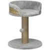 Cat Tree Tower with Scratching Posts, Grey