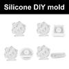 Easter Theme Candle Holder Molds, Easter Butterfly Candle Stand Molds with Base