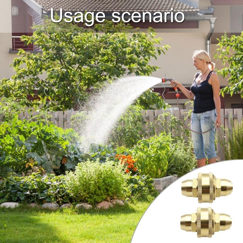 Outdoor Irrigation Quickly Connects Adapter Hose Fitting With Anti Corrosion Brasses Construction Universals