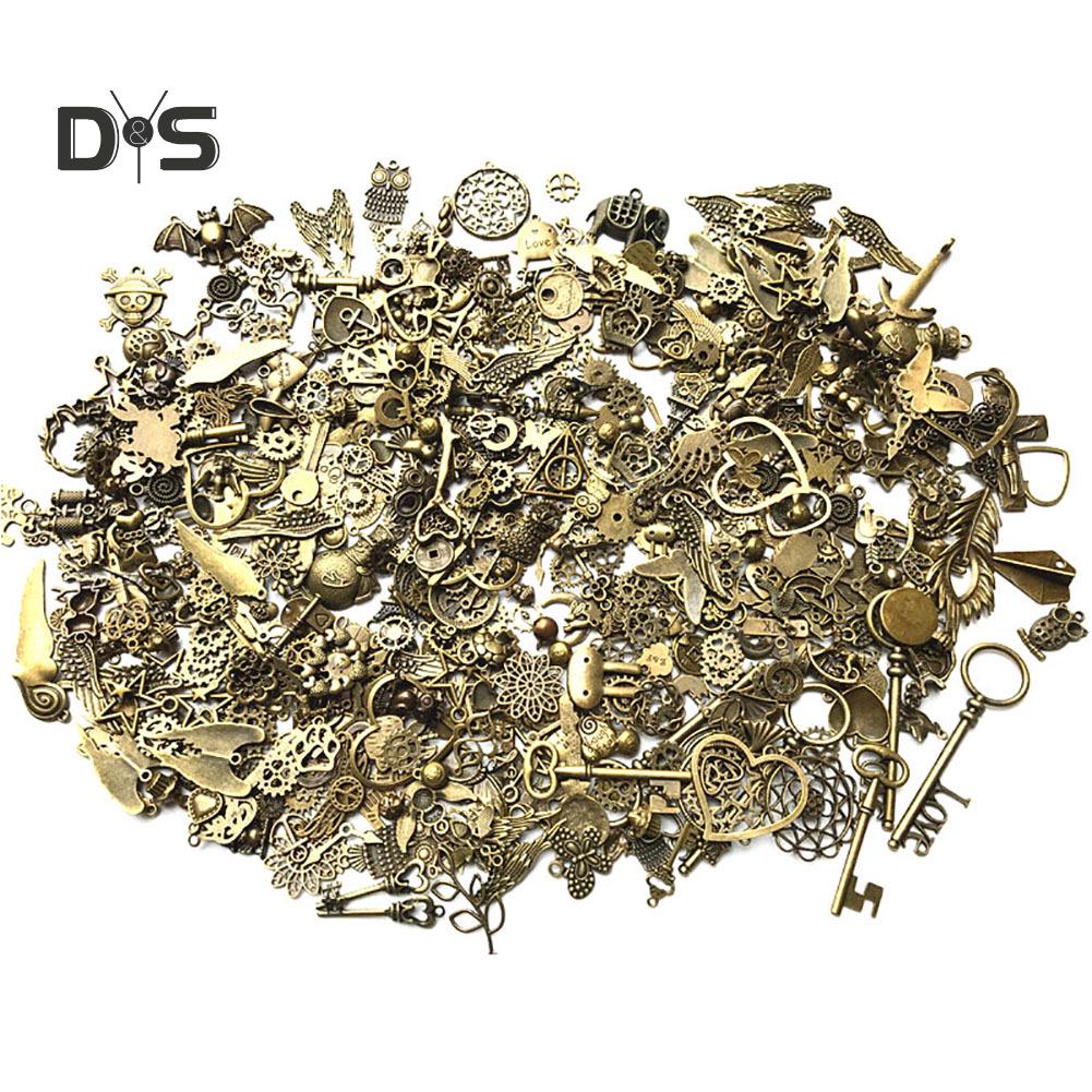 Tokay 50 g di orecchini misti antichi, collane, gioielli, ciondoli, accessori artigianali fai da te