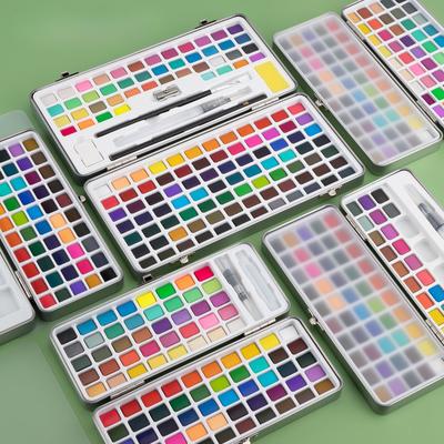 Colors Watercolor Paint Set,Detail Paint Brush Included,Travel Watercolor Set,Perfect Watercolor Kit for Beginners&Professionals