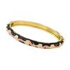 Retro Style Colorful Oil Drip Design Enamel Bracelet