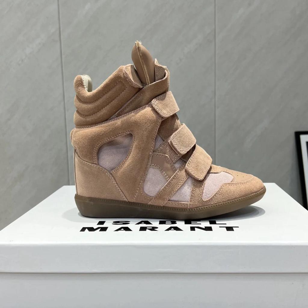 Inner heightening women's shoes short boots new leather high-top shoes small man