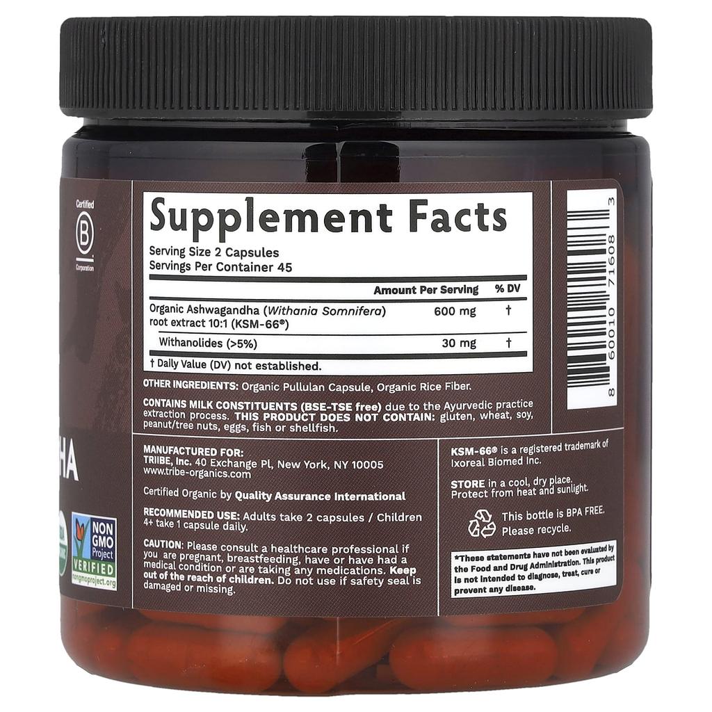 Ashwagandha Ksm-66®, 90 Capsules (300Mg Per Capsule)