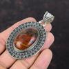Red Snakeskin Jasper Pendant Beautiful Gemstone Jewelry 925 Sterling Silver Pendant Handmade Vintage Jewelry Gift For Him Birthstone Pendant