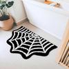 Festival Spider Web Doormat, Non-Slip Bathroom Rug With Fast-Dry Design
