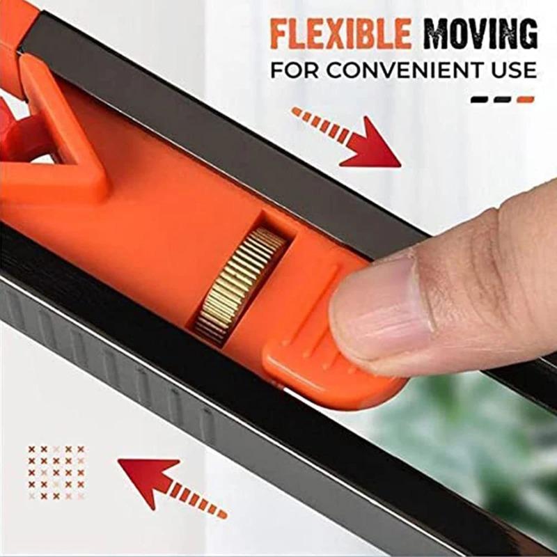 New In Profile Scribing Ruler Contour Gauge with Lock Adjustable Locking Precise Woodworking Measuring Gauge Profile Duplicator