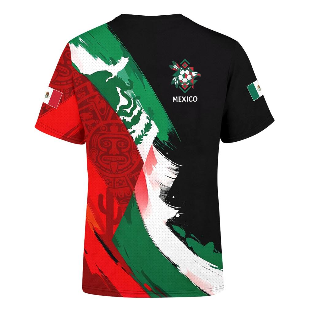 Unisex Retro Style Football Fan Jersey International Soccer Supporter Tee Short Sleeve Lightweight Breathable Material
