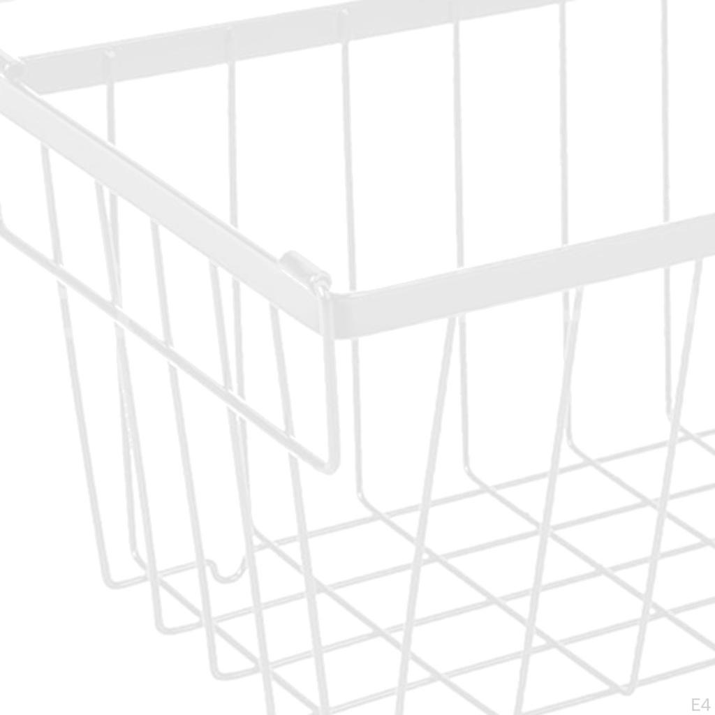 3 Pack Freezer Organizer Bins, Refrigerator Basket, Versatile Stackable Storage Container for