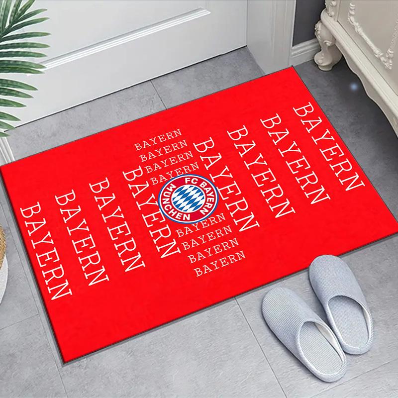 Bayern Munich Design Area Rug - Non-Slip, Soft & Cozy Floor Mat for Living Room, Bedroom, Office - Indoor/Outdoor Decorative Carpet