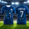 2026 Ronaldo No.7 Soccer Jersey Special Gift Edition Oversize Football Uniform Breathable Short Sleeve Kids Adult Fan T-shirt