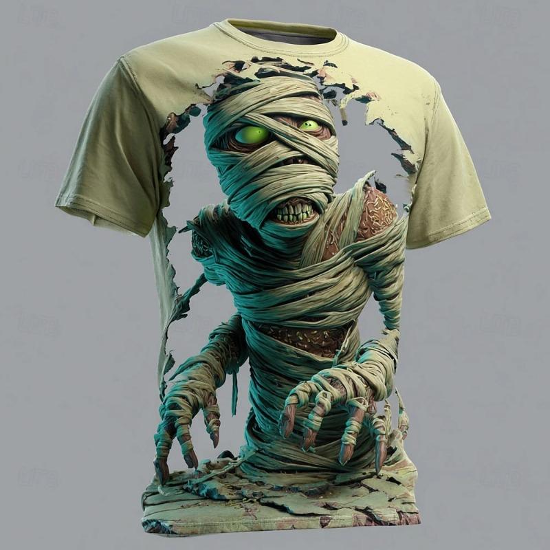 2026 Summer Tide Insect Picture Men T-Shirt Casual Tees Personality