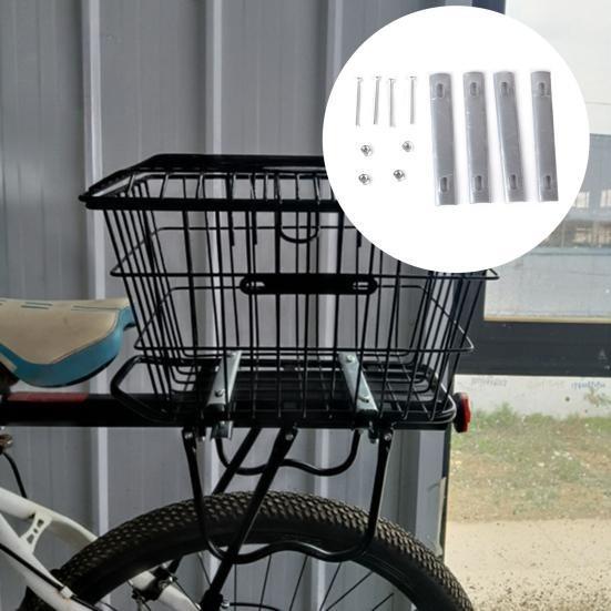 1 Set Fixing Screws Easy Installation Anti-rust High Strength Fixed Tightly Install Accessories Bicycle Basket Fixed Gasket Bike Supply