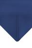 Satin Fitted Sheet 120x200x25, Navy Blue_47, Matex
