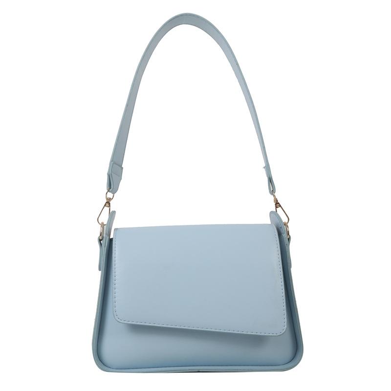 2025 New Summer Solid Color Women's One-Shoulder Bag: Sleek, Versatile, and Trendy Underarm Design