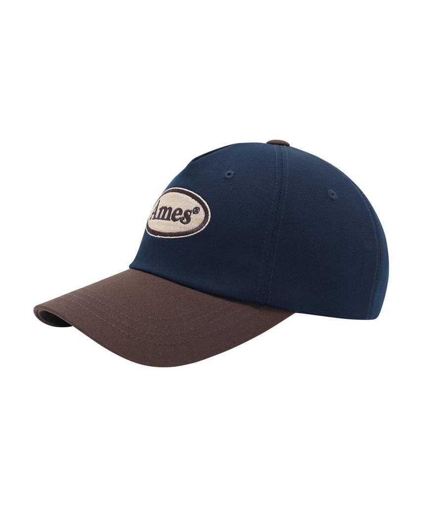 AMES-WORLDWIDE Symbol Logo Twotone Ball Cap Navy
