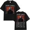 T-shirt Grafiche Limited Edition Album Mayhem Tour di Lady Gaga Moda Uomo Harajuku T-shirt Vintage Oversize a Maniche Corte