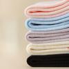 Black Fungus Lace Socks for Women, Spring and Autumn Style, Pile Socks, Cotton Socks, Summer Polka Dot Roll, Boneless Mid-calf Socks