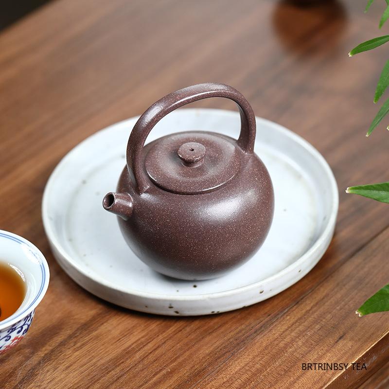 190ml Chinese Yixing Purple Clay Teapot Retro Household Handmade Tea Pot Beauty Tea Infuser Kettle Raw Ore Zisha Tea Set Teaware