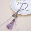 Chinese Knot Handle Rope Tibetan Tassel Pendant Accessories Diy Mobile Phone Lanyard Car Pendant Gold Bead Tassel Pendant