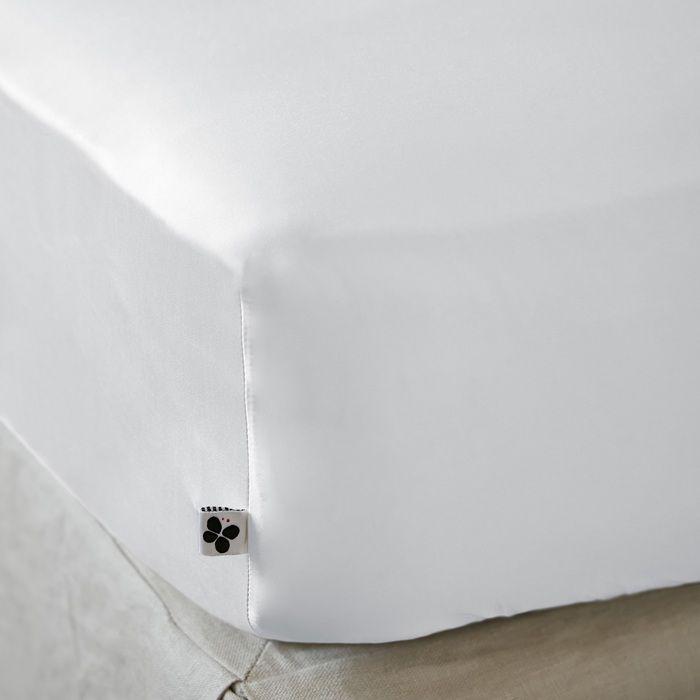Drap Housse - Salome - 160 X 200 Cm - Viscose De Bambou - Bonnet 30 Cm